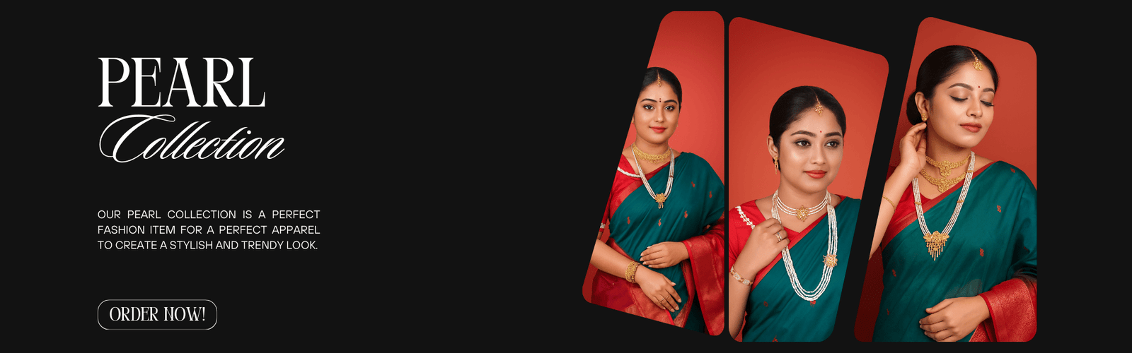 Black Red Minimalist Fashion Product Introduction Landscape Banner